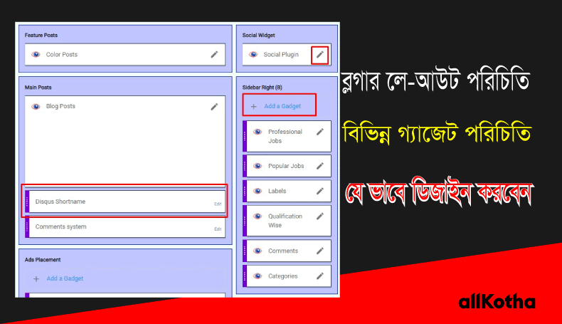 Read more about the article ব্লগ ডিজাইনে Layout লে-আউট কি ? গ্যাজেট কি? এখান থেকে ব্লগের কি কি কাজ করা যায়?