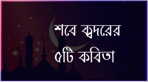 Read more about the article লাইলাতুল কদর নিয়ে তিনজন কবির চমৎকার ৫টি কবিতা